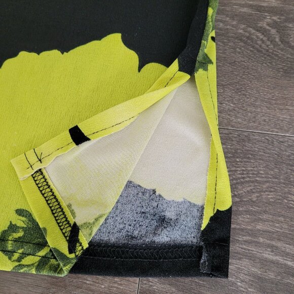 Jostar Women XL Green Lettuce Flower Top Vintage Made in USA - Picture 6 of 8